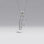 Sterling Silver F Initial Pendant Necklace handcrafted in Malta