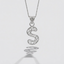 Sterling Silver S Initial Pendant Necklace handcrafted in Malta