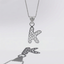 Sterling Silver K Initial Pendant Necklace handcrafted in Malta