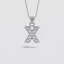 Sterling Silver X Initial Pendant Necklace handcrafted in Malta